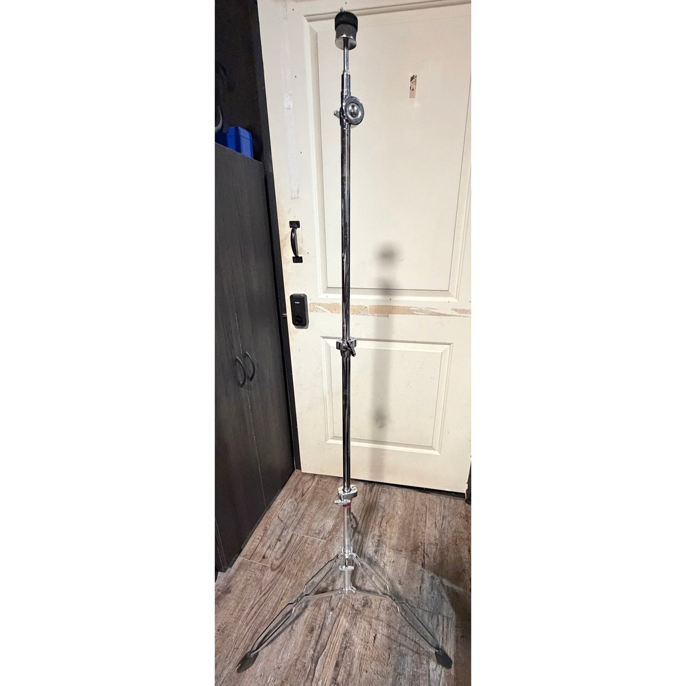 Ludwig Double Braced Straight Cymbal Stand Chrome‎ Drum Hardware Tripod Base